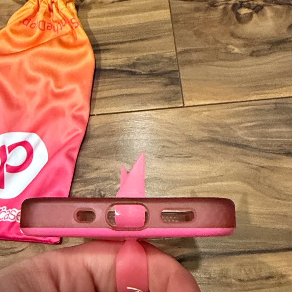 Pink Lemonade Ombré Loppy Case for iPhone 13 mini - Picture 4 of 4